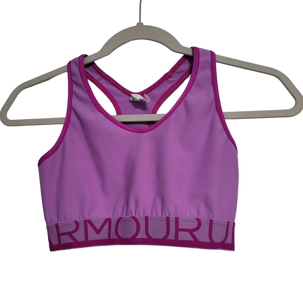 Under Armour Women's Purple Racerback Sports Bra Size Small
